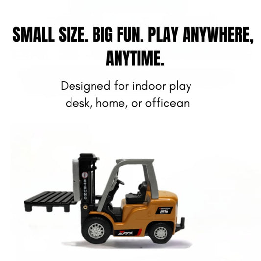 1:64 Mini RC Forklift Realistic Alloy